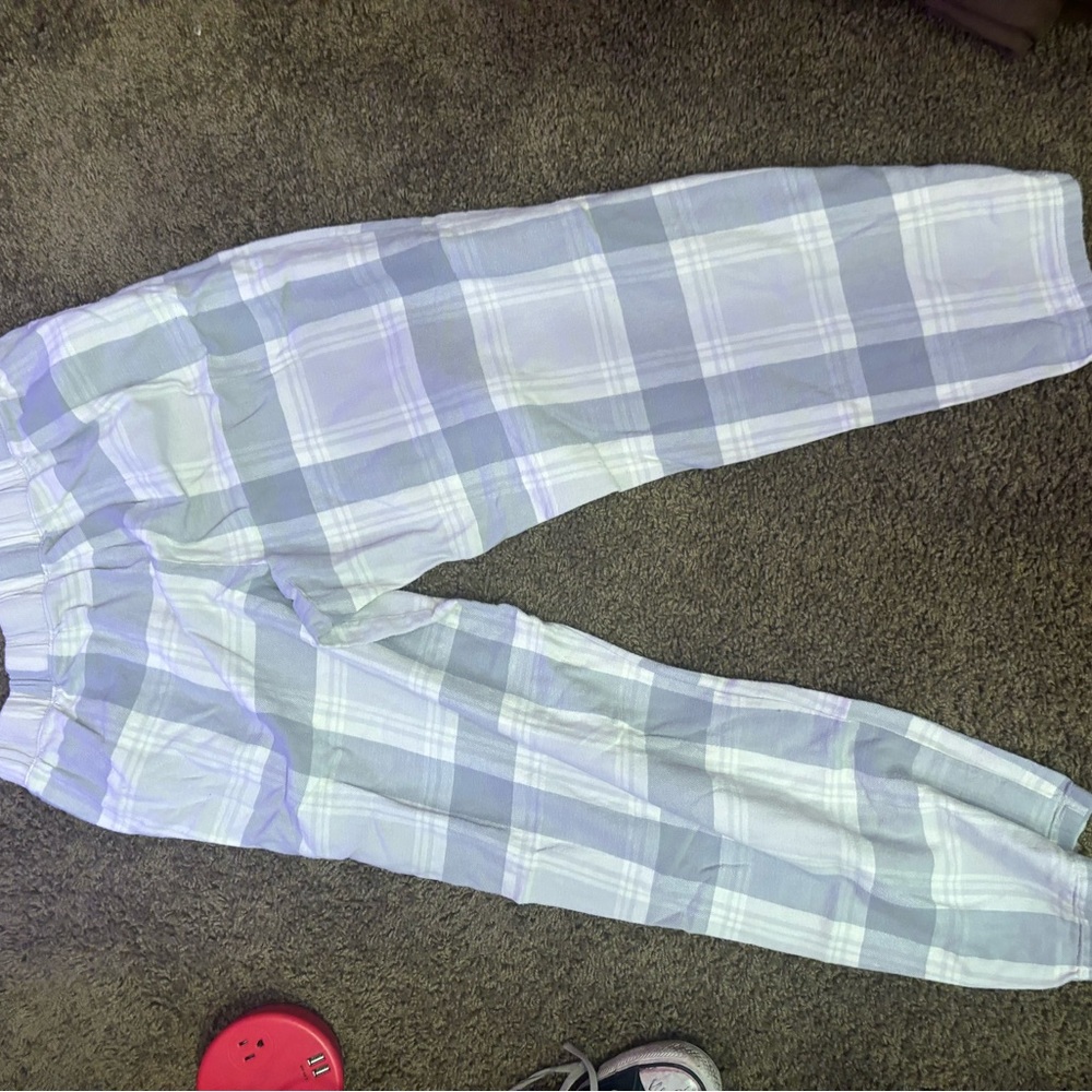 Plaid pajama pants